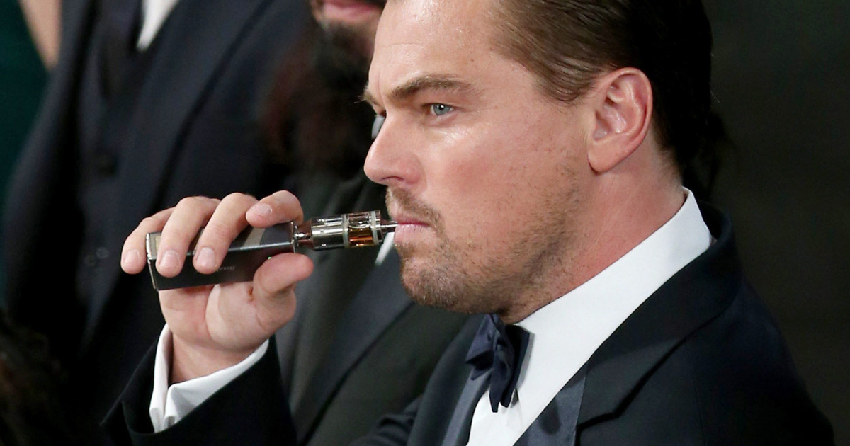 Leonardo DiCaprio cigarette électronique